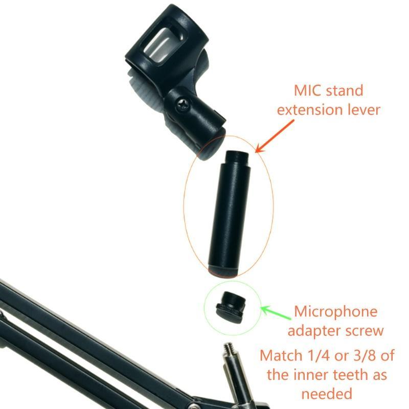 Bộ Chuyển Đổi Ống Đứng Mở Rộng Micro Cho Boom 3/8" Và 5/8"