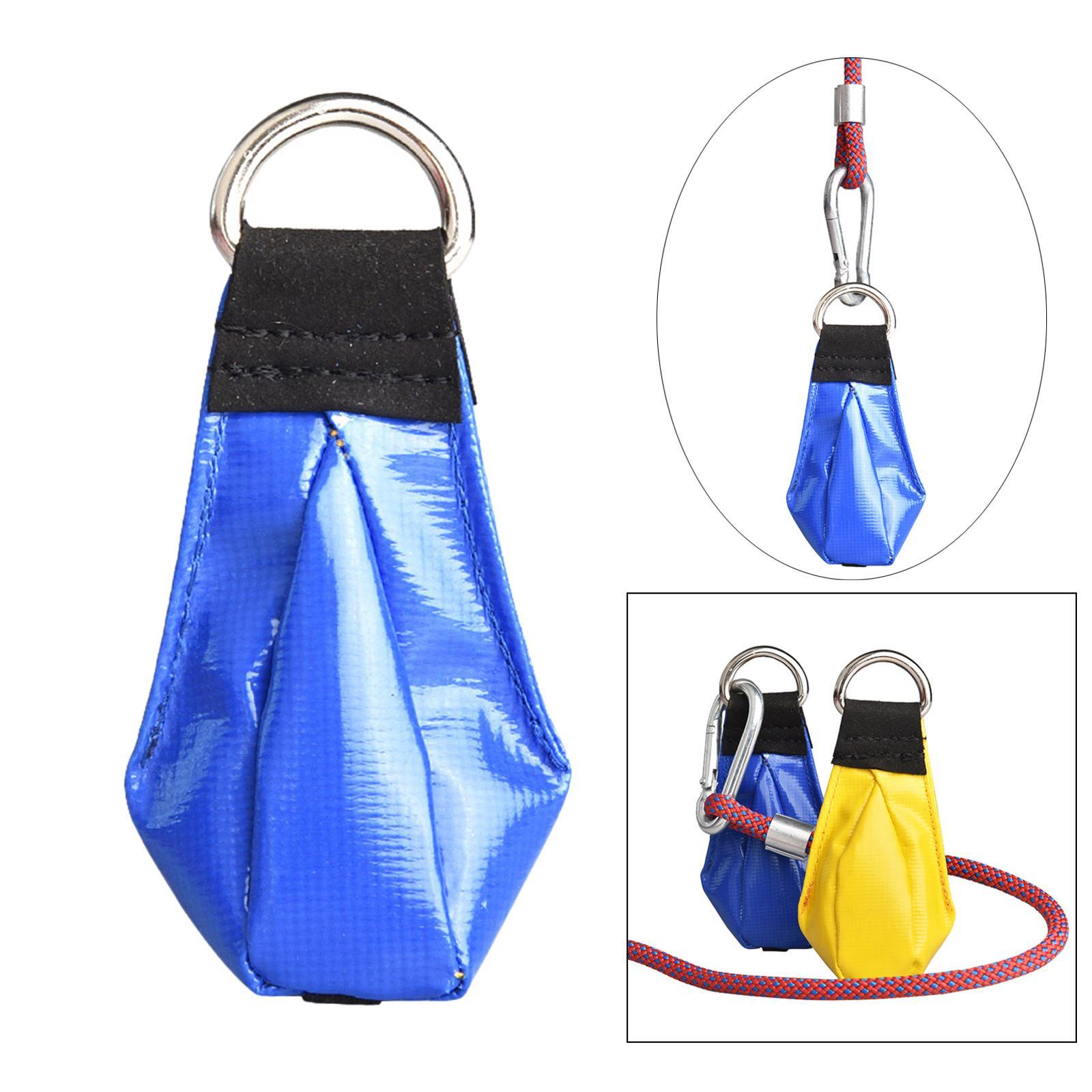 Climbing Rock Throw Weight Bag Working Throwing Rope Pouch Arborist Blue