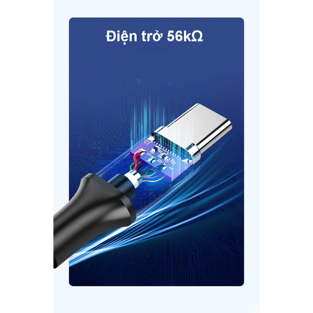 Dây cáp sạc và truyền dữ liệu tốc độ nhanh hãng USB 3.0 sang USB type C UGREEN US184 dòng 3A, dài 0.25m - Hàng nhập khẩu chính hãng