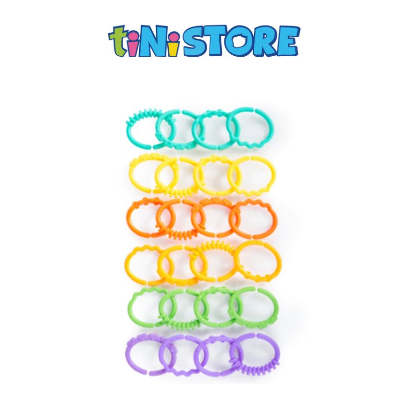 tiNiStore-Đồ chơi vòng nhựa nhiều màu Bright Starts 8664