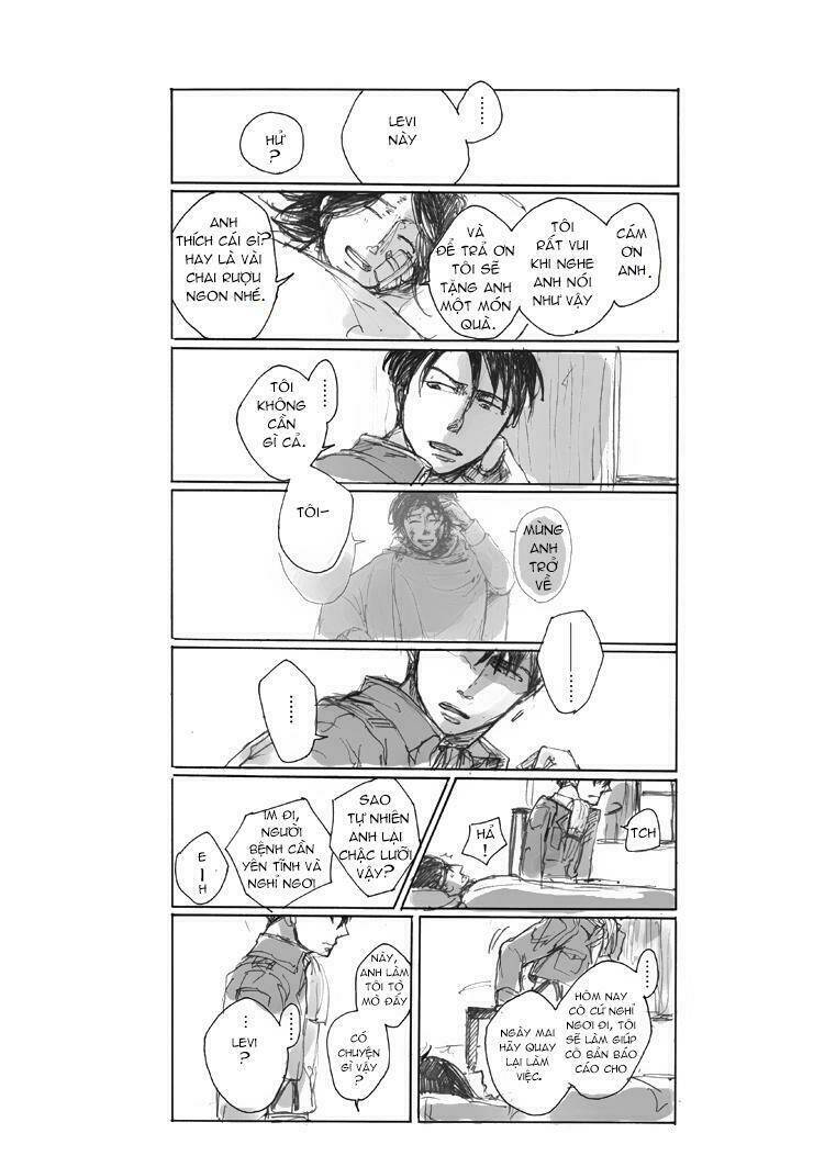 tấn công người khổng lồ - doujinshi levihan chapter 12 9