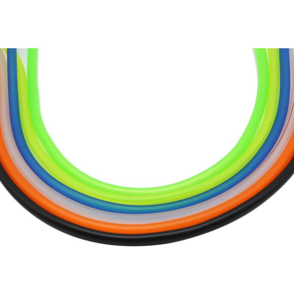 New 1M Motorcycle Fuel Oil Delivery Tube Hose Line Petrol Pipe Black