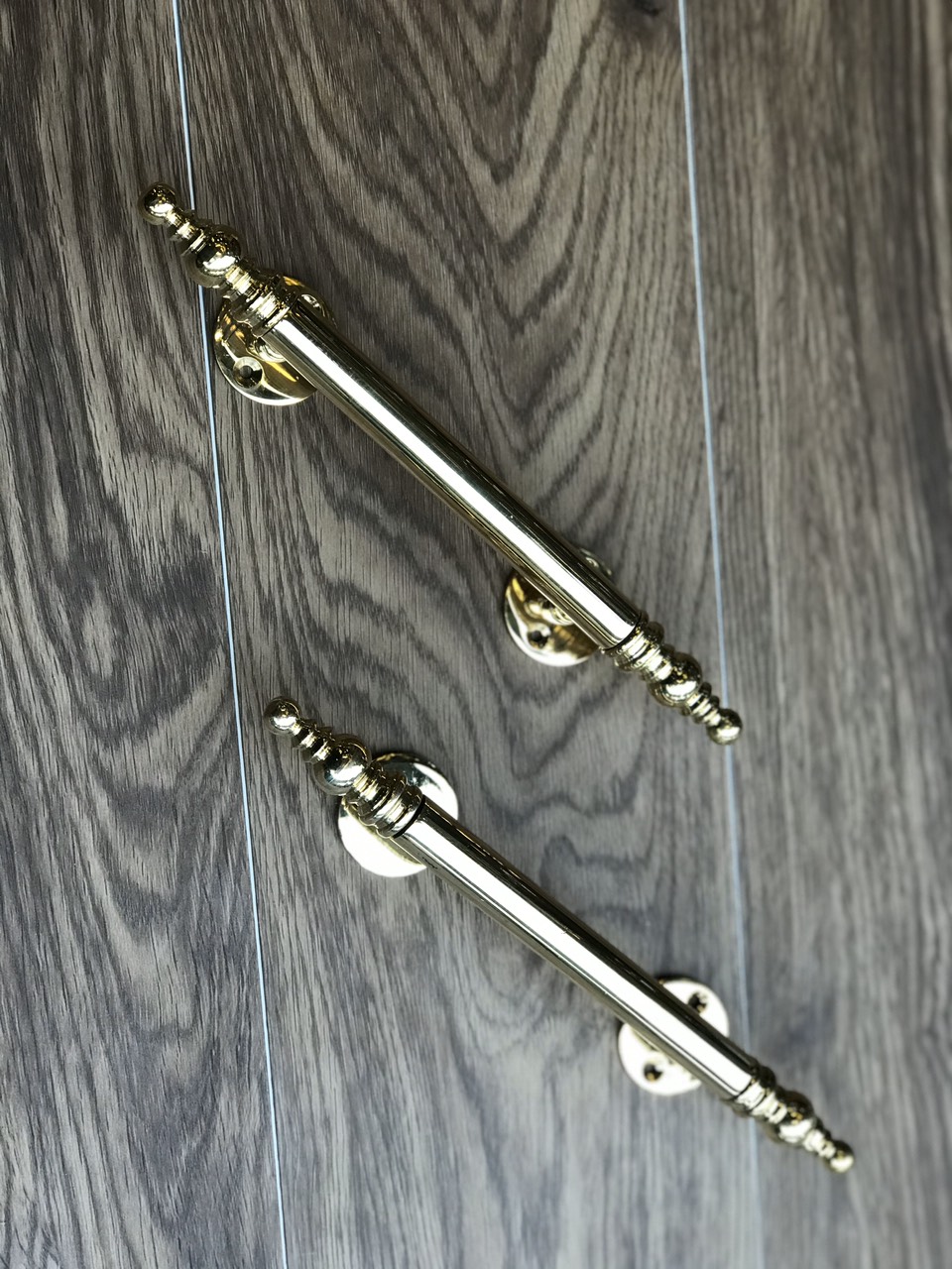 Bộ hai tay nắm cửa gỗ, tủ gỗ bằng chất liệu đồng đúc đặc ĐB 22cm