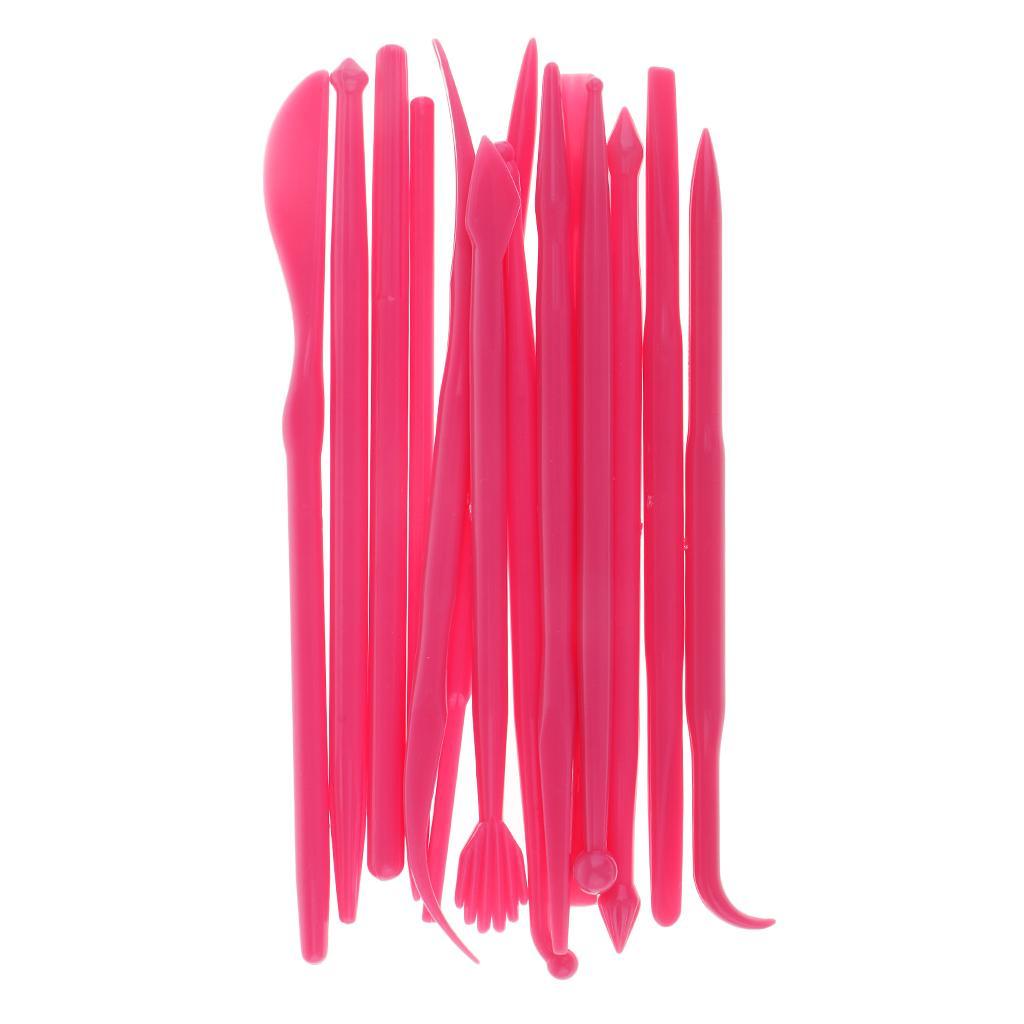 14 Set Kids Clay Sculpting Modeling Tools Ceramic Polymer Clay Carving Tools