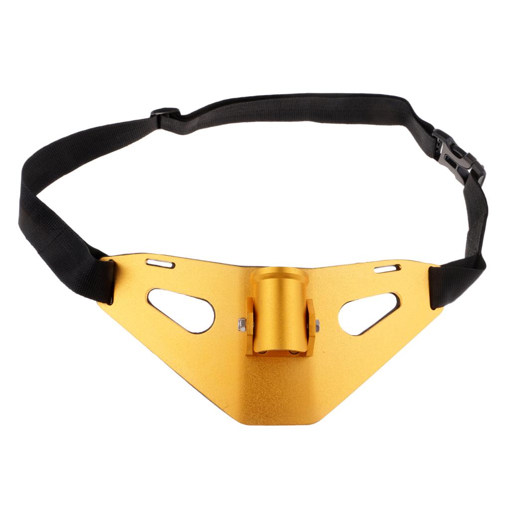 Fishing Fighting Belt Stand-up Heavy Duty Gimbal Padded Rod Holder Gold