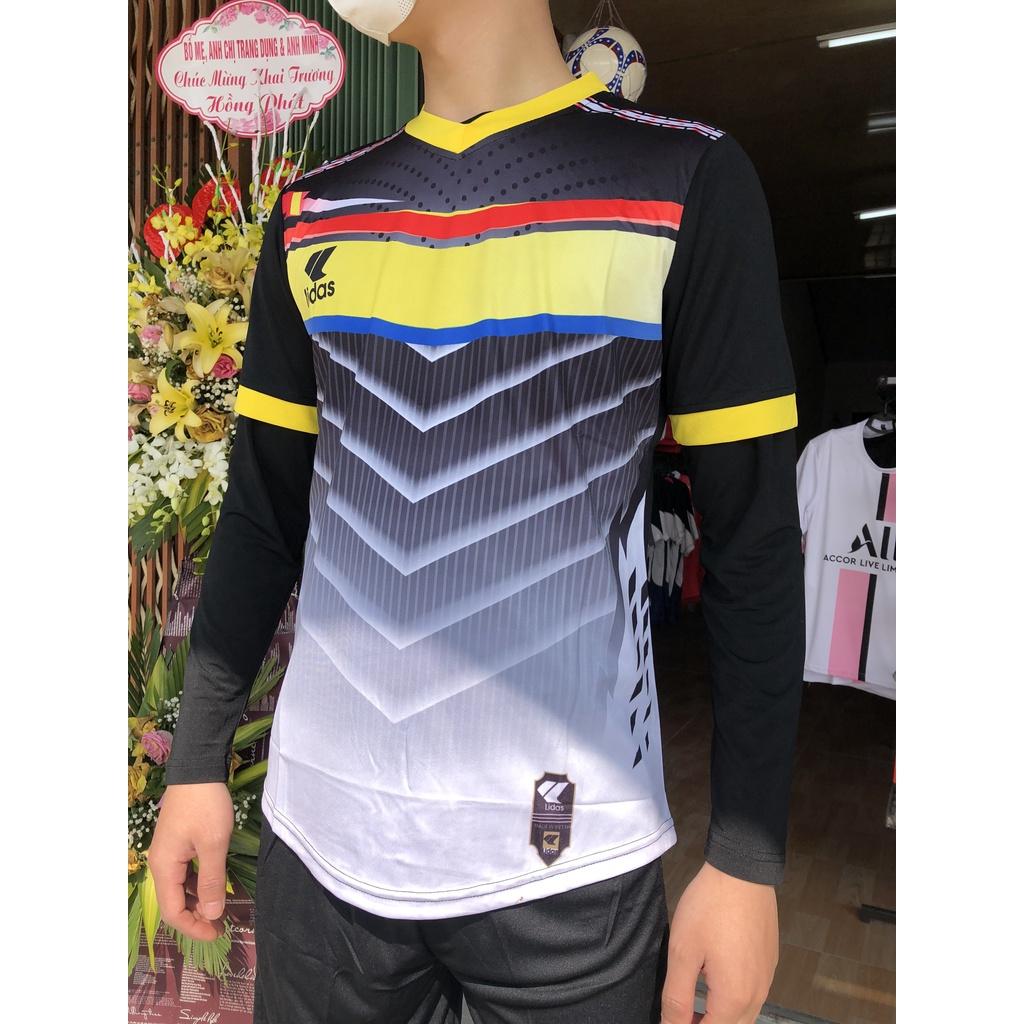 Mẫu quần áo thể thao đá banh cao cấp nhất năm Lidas đen