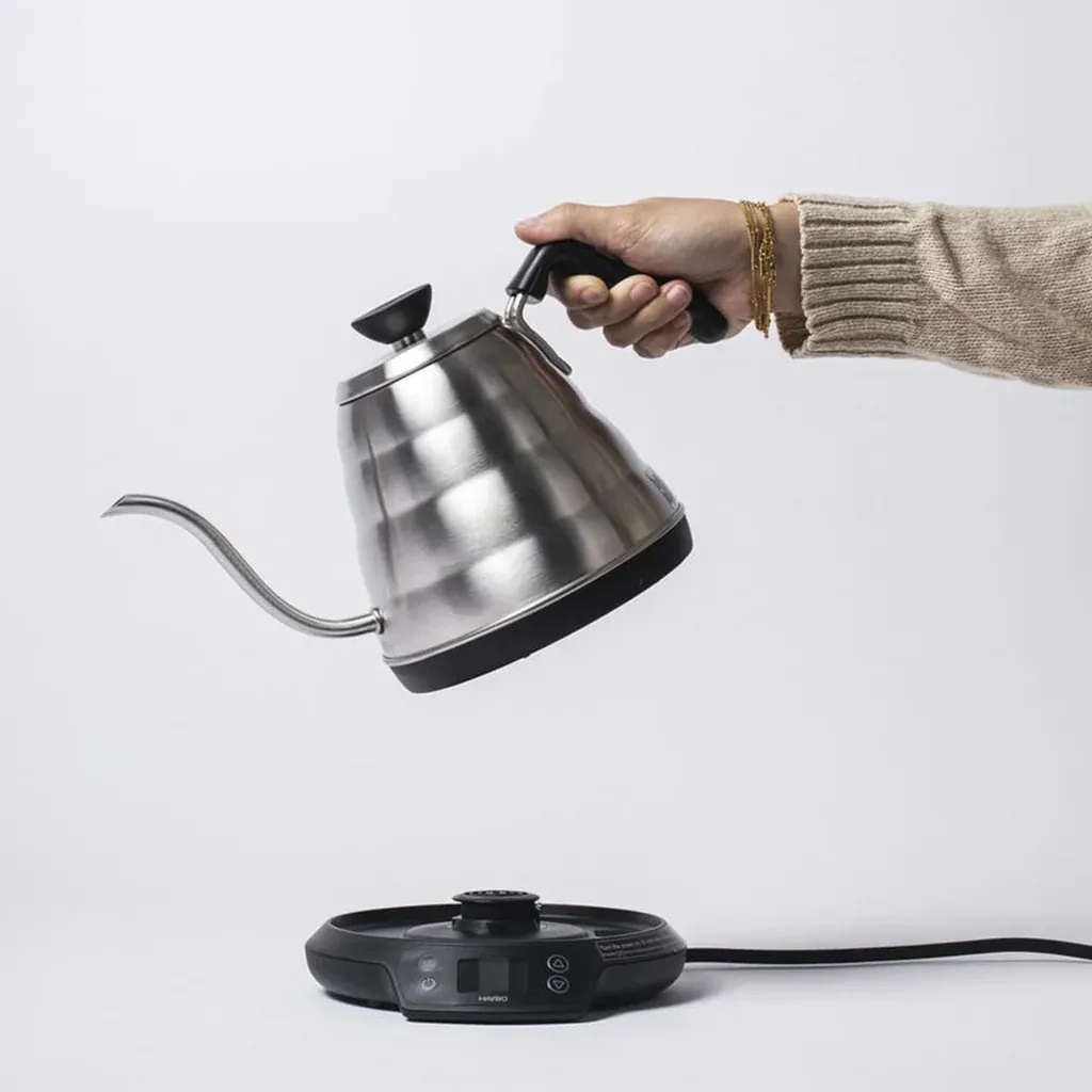 Ấm Điện Đun Nước Kiểm Soát Nhiệt Độ Hario V60 Power Kettle Bouno N 800ml - Hàng nhập khẩu