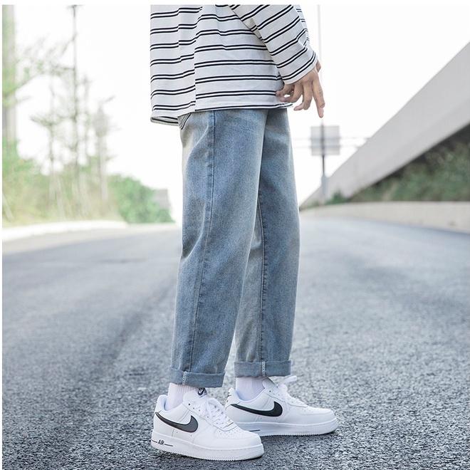 Quần jean baggy nam quần jeans dáng suông rộng TR01 dành cho Nam Nữ HOT 2022