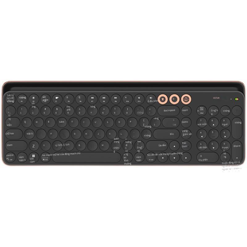 Bộ bàn phím và chuột Bluetooth Youpin Miwu phong cách mới nhất chế độ kép di động không dây phím chuột mỏng tắt tiếng dành cho doanh nghiệp máy tính văn phòng