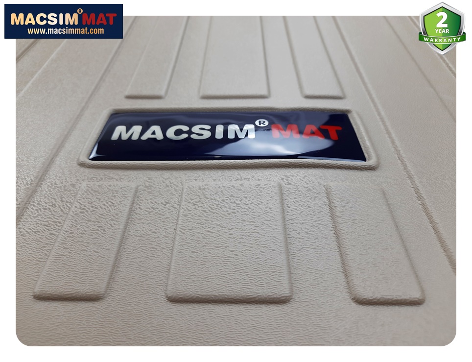 Thảm lót cốp xe ô tô Toyota Prado 2009- đến nay nhãn hiệu Macsim chất liệu TPV cao cấp , màu be