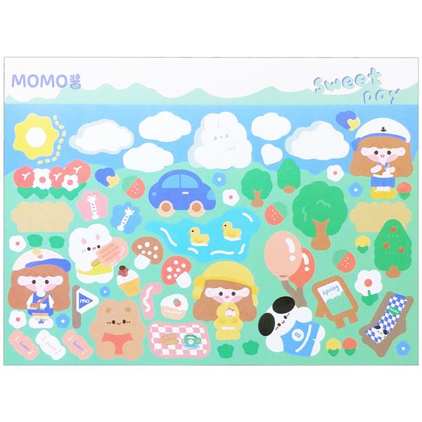 Sticker Gouka - Momo - Đi Dã Ngoại