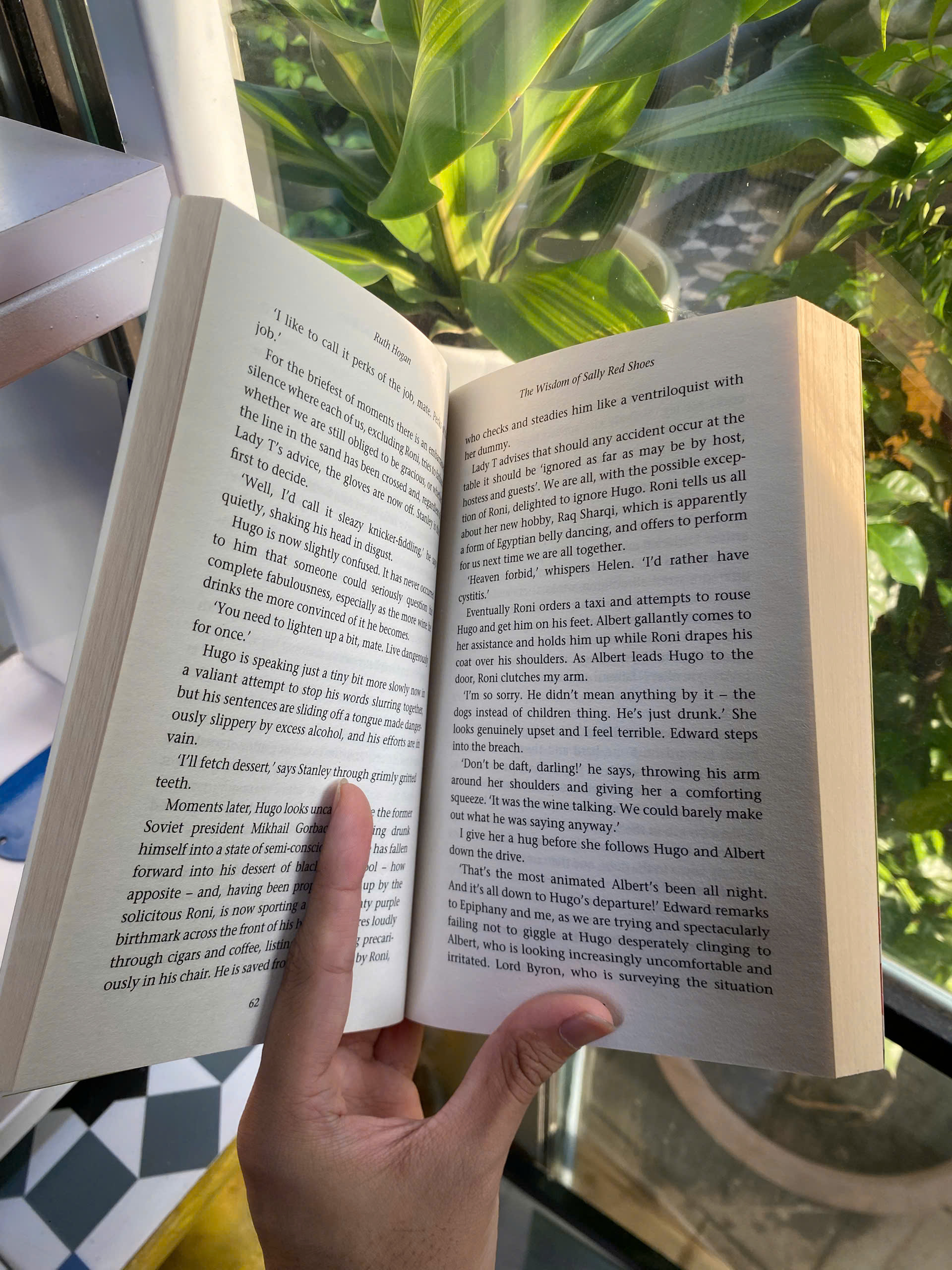 Sách - The Wisdom of Sally Red Shoes by Ruth Hogan | An irresistible novel of unexpected friendships / English Novel / Contemporary Fiction / Ngoại văn Nhập khẩu