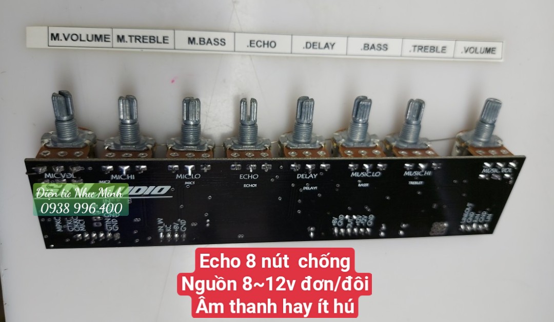 Bo âm sắc ( Echo ) 8 Vlume  chuyên dùng loa kéo / ampli