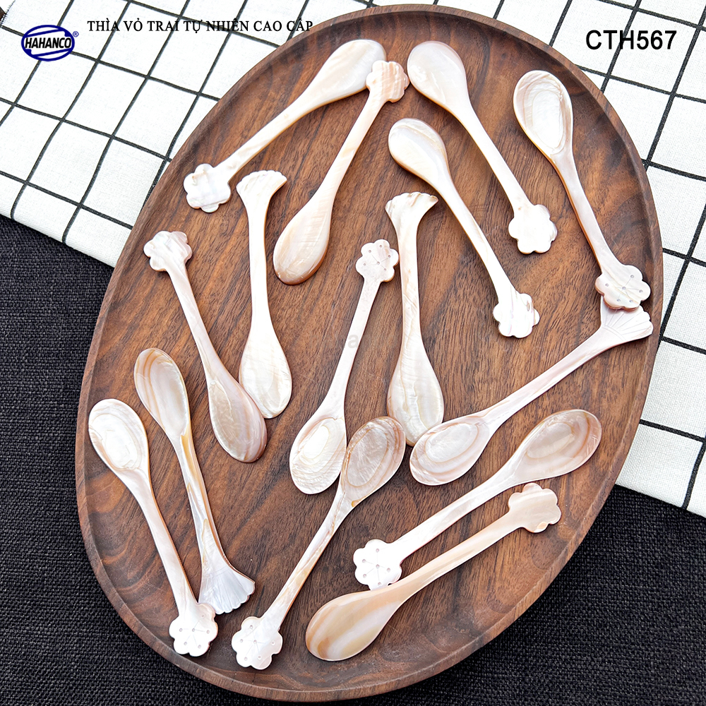 Muỗng Cà Phê Gia Vị Bằng Xà Cừ Tiêu Chuẩn Xuất Khẩu - HAHANCO - CTH567