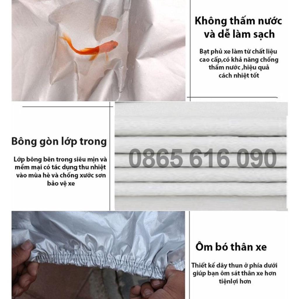 Bạt trùm xe ô tô điện Vinfast Vfe34 vải dù oxford cao cấp áo trùm che phủ xe hơi, bạc phủ xe ô tô chống nóng,mưa