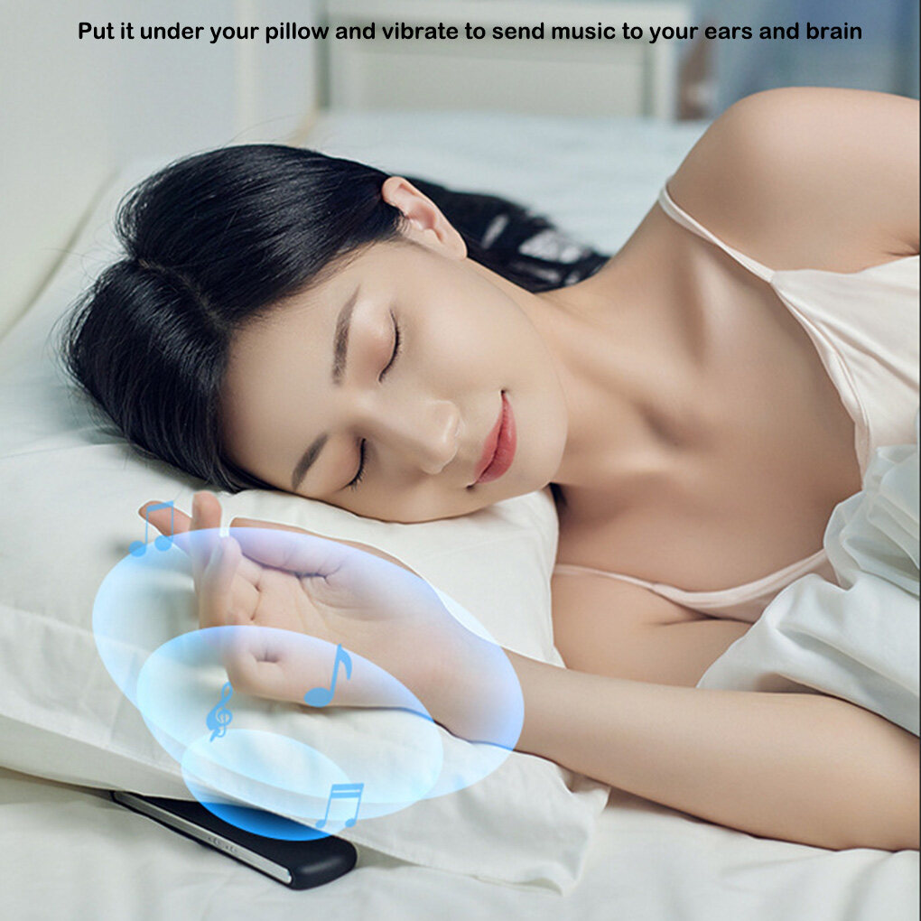 Loa Thanh truyền dẫn dưới gối ngủ, hỗ trợ cải thiện giấc ngủ ngon Music Box Stereo Bass Under Pillow Improve Sleep Travel