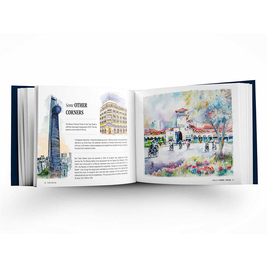 Sights Of A City Saigon - Cholon: Paintings And Sketches (Tái bản năm 2025)