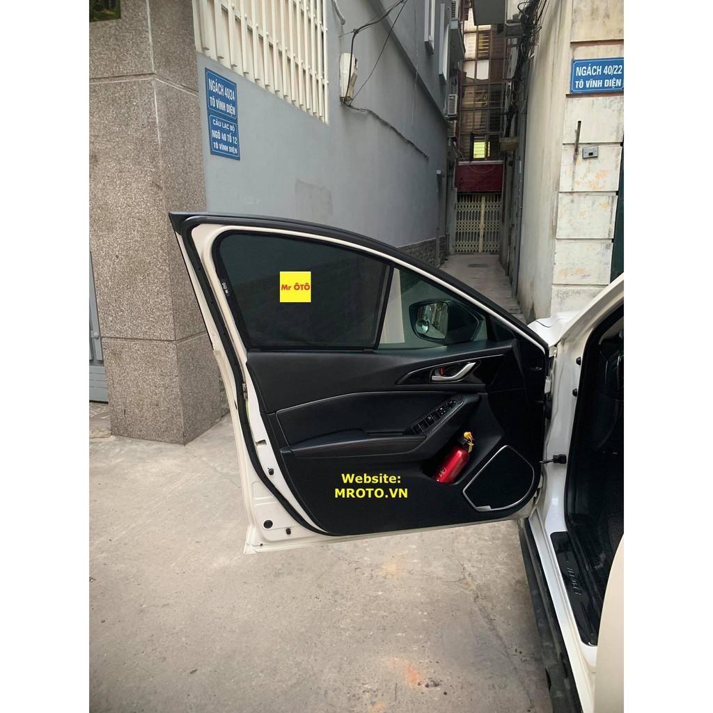 RÈM CHE NẮNG NAM CHÂM CHO XE MAZDA 3 ALL NEW 2015-2019.