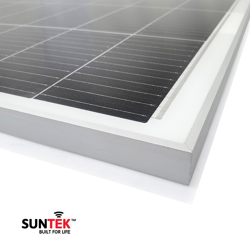 Tấm Pin Mono Năng Lượng Mặt Trời SUNTEK SSP-150W/19V 12BB - Hàng Chính Hãng - Bảo hành 12 năm