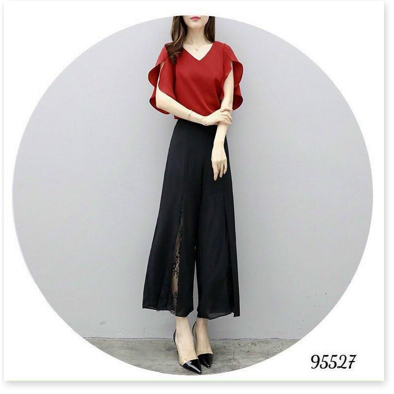 SET COTTON LẠNH,QUẦN CÓ DÂY KÉO,THIẾT KẾ HỌA TIẾT TRƠN NHƯNG KHÔNG KÉM PHẦN SANG TRỌNG THỜI TRANG KME.STORE