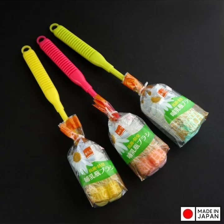 Dụng cụ rửa chai lọ có đầu mut Antibacterial - (Size L) - Hàng Nội Địa Nhật Bản nhập khẩu