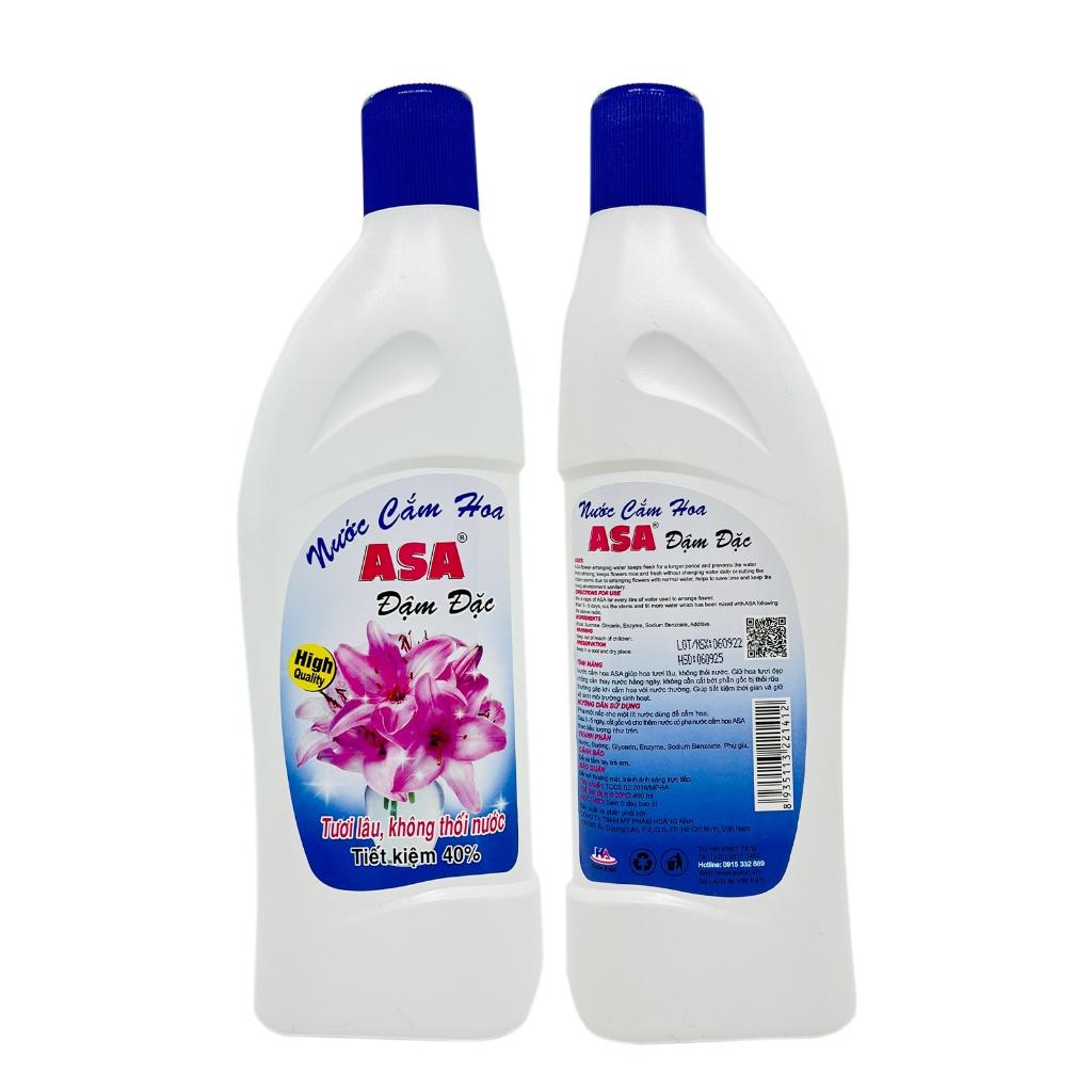 Nước cắm hoa ASA Đậm Đặc 400ml giúp hoa tươi lâu x2, không thối nước
