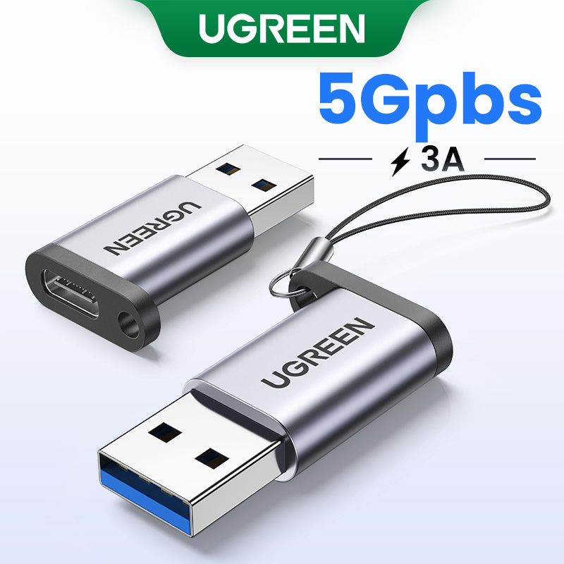 Đầu chuyển đổi USB 3.0 to USB type-C chính hãng Ugreen 50533  hàng chính hãng