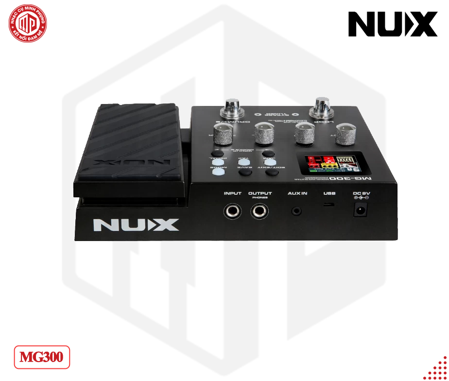 Phơ Guitar/ Multi Effects Nux MG-300 - Màu đen - Hàng chính hãng