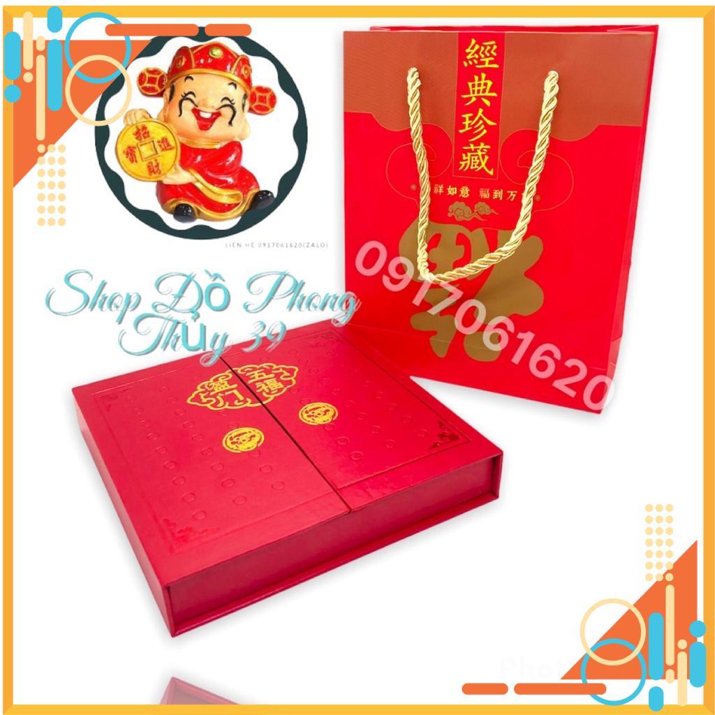 Bộ Quà Tặng Ngũ Phúc Mạ Vàng May Phong Thủy Thích Hợp làm Quà tặng Tết - Lì XÌ Tết Sang Trọng