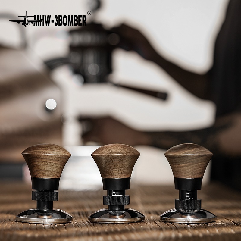 Cục Nén Cà Phê Tamper 58.35mm Gỗ Walnut MHW-3BOMBER | ARMOR SERIES