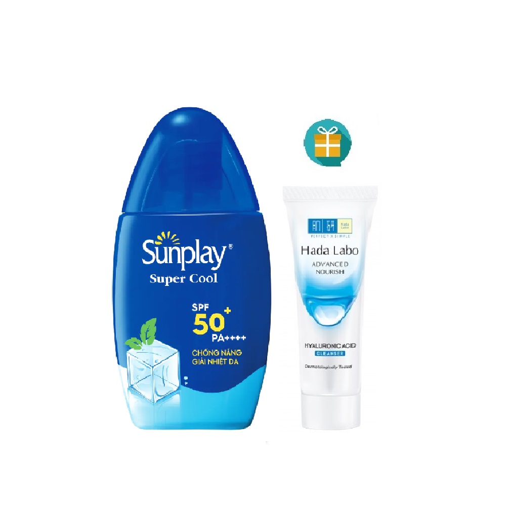 Kem chống nắng Sunplay mát lạnh giải nhiệt dạng sữa Sunplay Super Cool SPF 50, PA++++ 30g