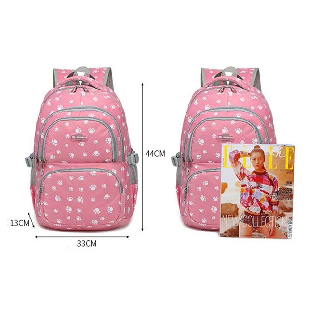 Trẻ Em Học Túi Ba Lô Mochila Escolar Cho Bé Gái Chống Nước Trường Tiểu Học Ba Lô Hoạt Hình Paw In Hình Trẻ Em Túi Sách