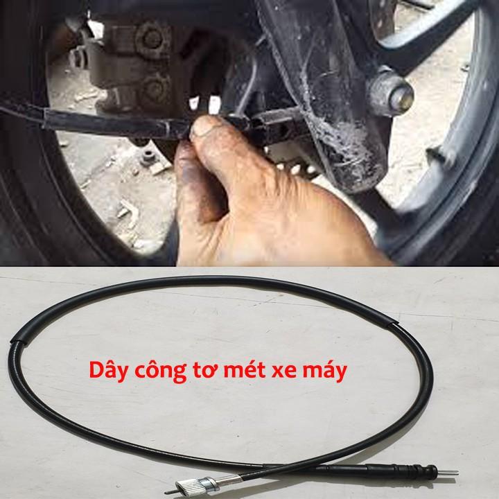 Dây đồng hồ-Dây công tơ mét dành cho xe máy Wave nhỏ anpha+ Wave thái - PHANH CƠ (THẮNG ĐÙM)