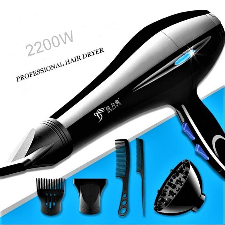 Máy sấy tóc 2 chiều - Tặng 5 phụ kiện tạo kiểu tóc hàng loại tốt siêu khỏe sấy nhanh