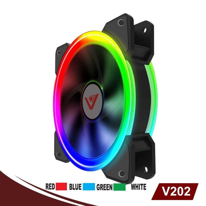 Fan Case V202 LED Tròn 2 Mặt (Double Circle ) - JL - HÀNG CHÍNH HÃNG