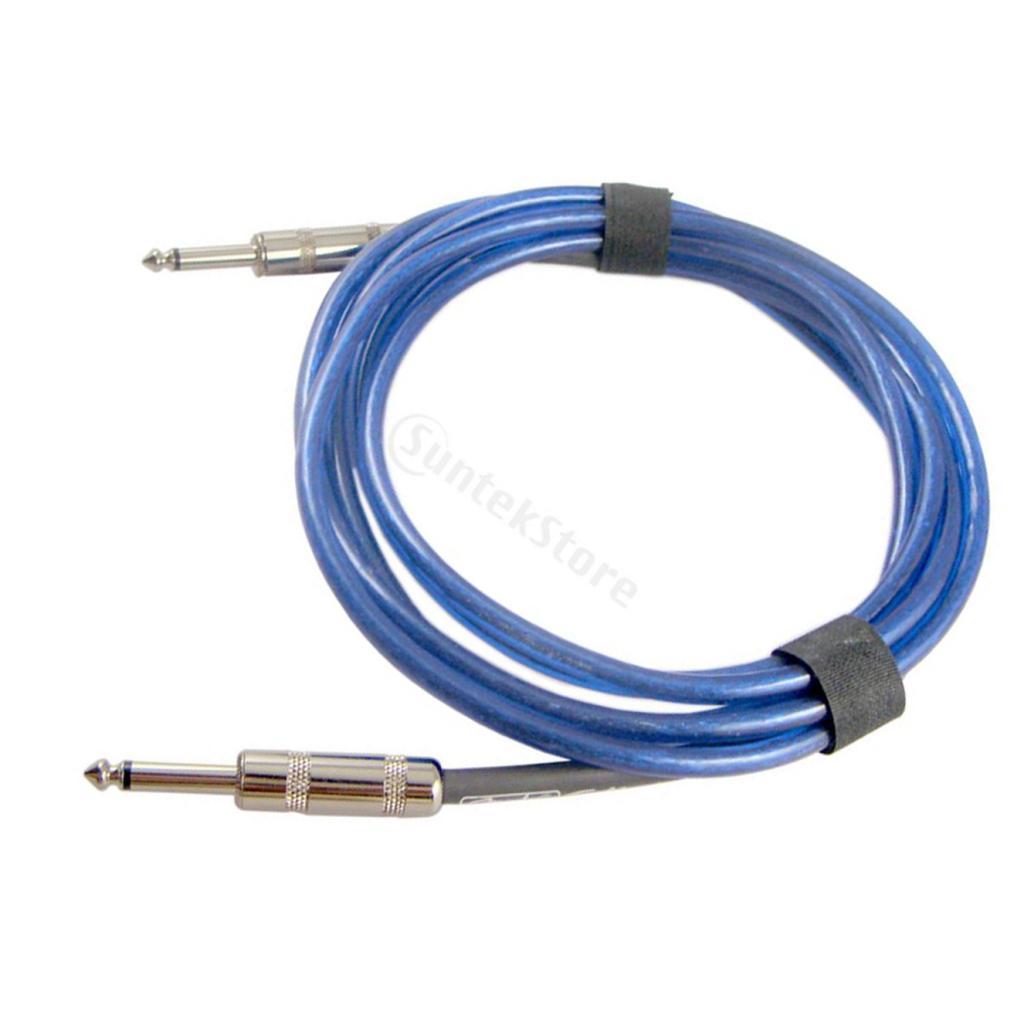 Đàn Guitar Âm Thanh Dẫn Cáp 6.35mm Jack Cắm 3 M Bass Khuếch Đại Dây Loa