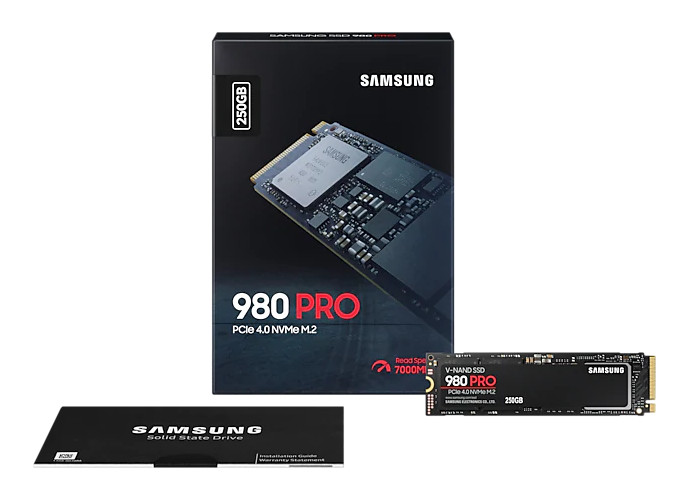 Ổ cứng SSD Samsung 980 PRO NVMe M.2 SSD 250GB MZ-V8P250BW - Hàng Chính Hãng