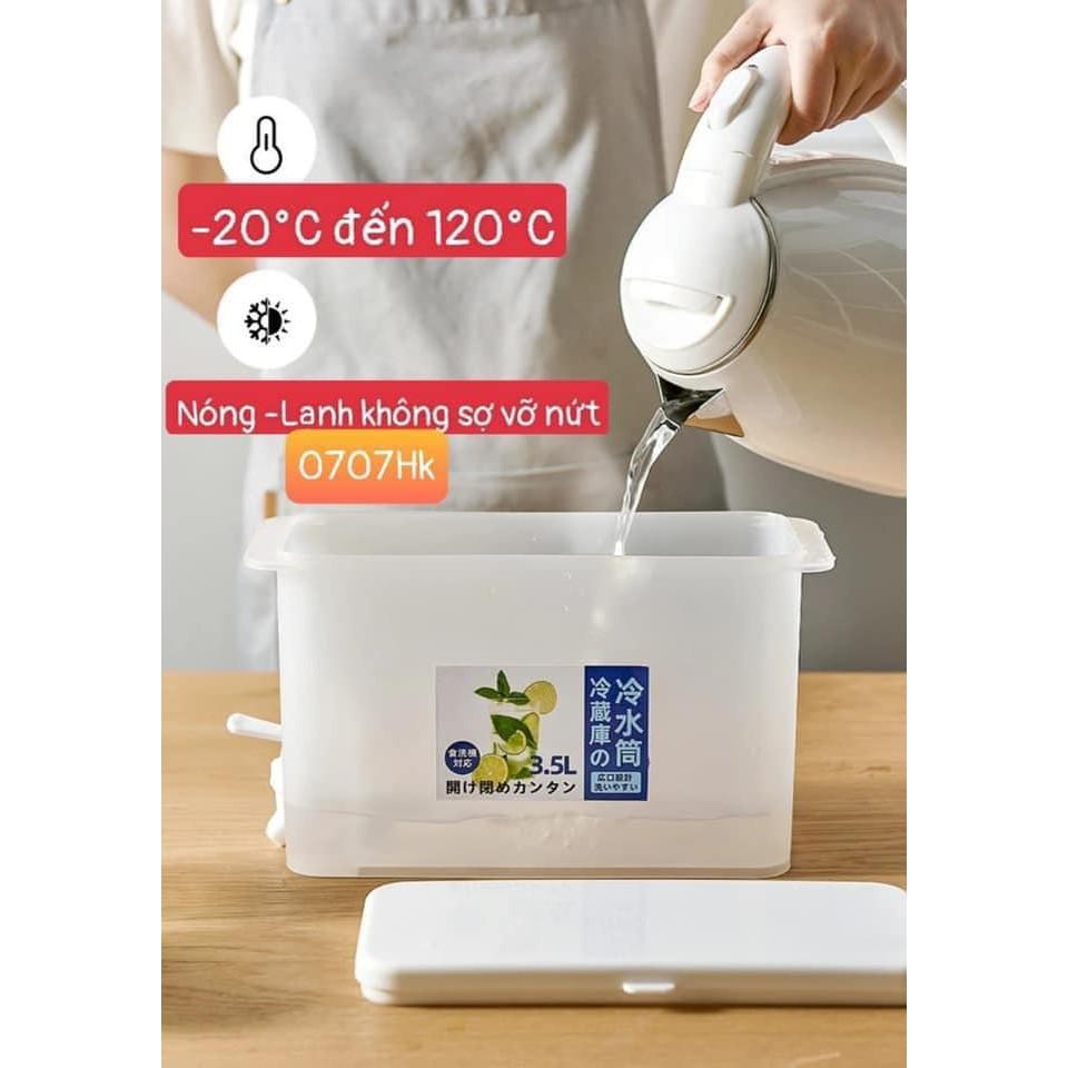 Bình Đựng Nước Lạnh Có Vòi Tiện Dụng- Bình Đựng Nước Ép 3,5l