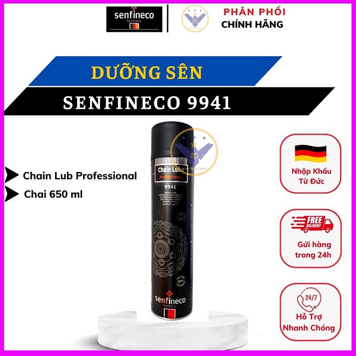 Xịt dưỡng sên Senfineco 9941 Chain Lube Professional cao cấp - 650ml