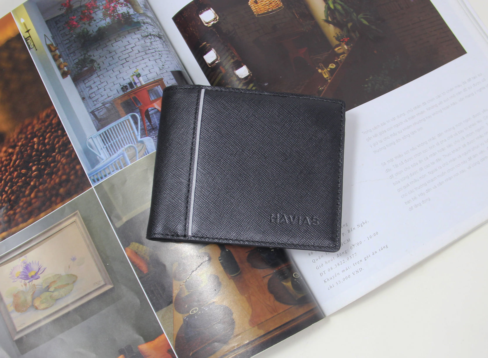 Ví da ZIPLINE HAVIAS Handcrafted Wallet