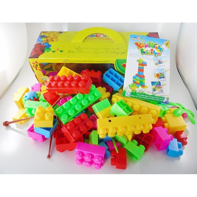 Bộ Đồ Chơi Xếp Hình Tuổi Thơ 110 Chi Tiết
