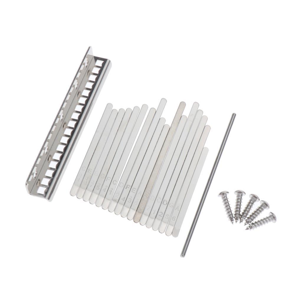 Kalimba 17 Key DIY Thumb Piano Keys Replacement Parts