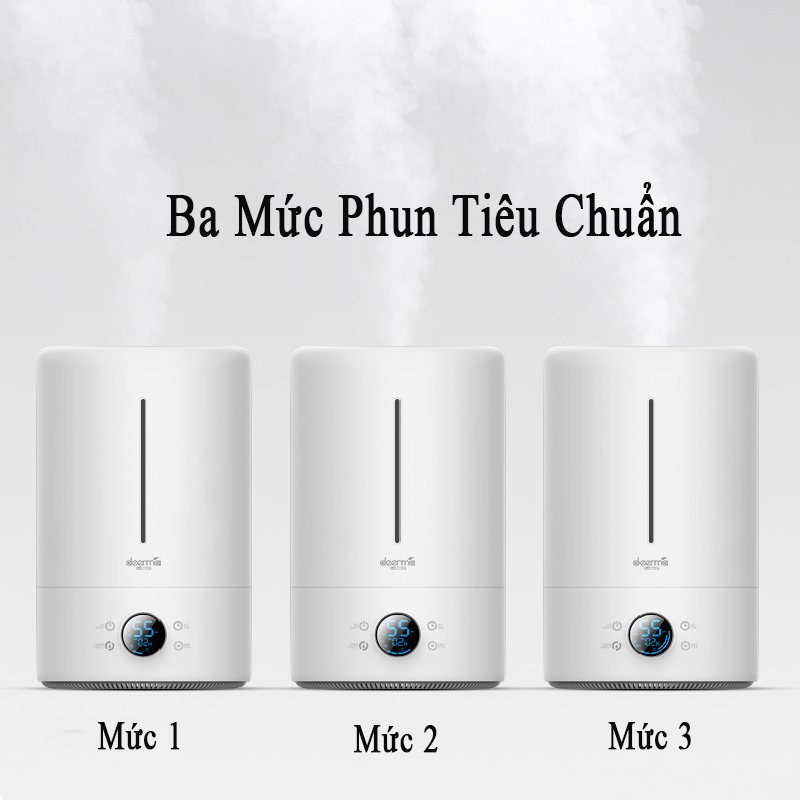 Máy tạo ẩm siêu âm, khuếch tán tinh dầu, điều hòa tự động thiết kế 2019 - Hàng Chính Hãng