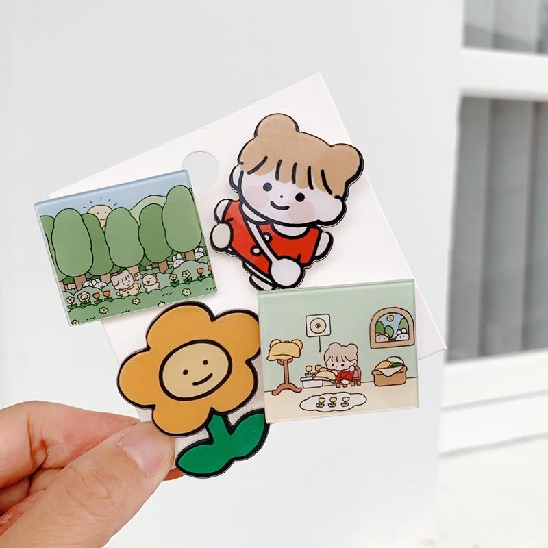 Huy Hiệu Cài Áo,Huy Hiệu Balo,Pin Cài Balo Cartoon Badge Nhật Bản