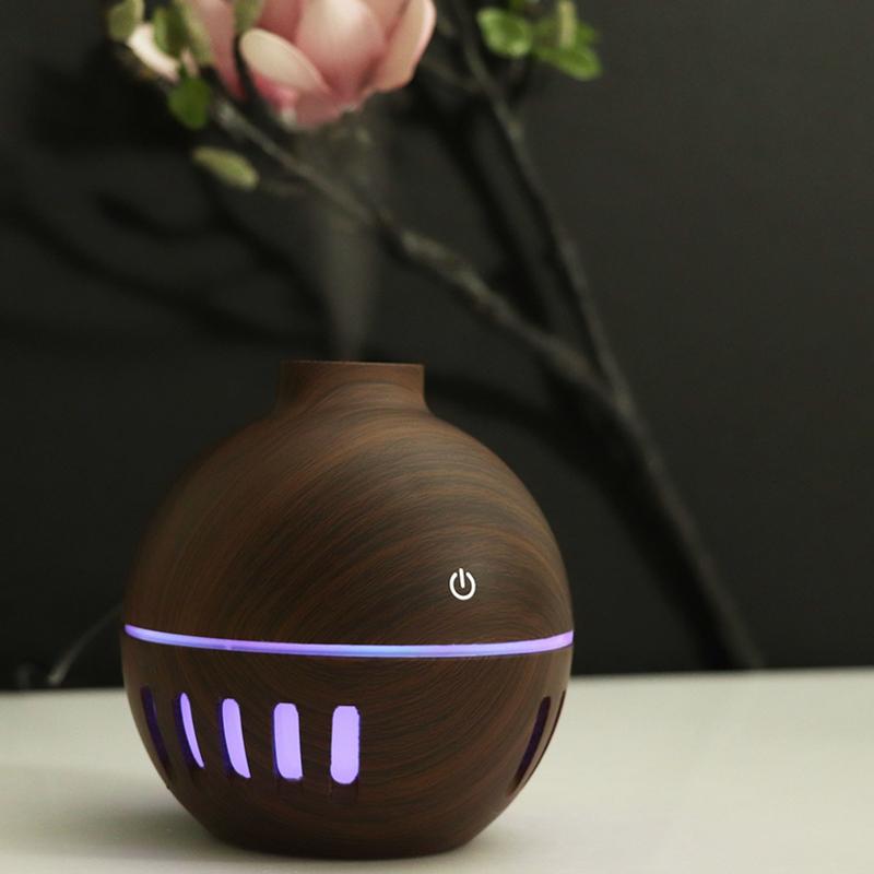 130Ml USB Siêu Âm Khuếch Tán Hương Thơm Hạt Gỗ Siêu Âm Thanh Mát Sương Máy Tạo Ẩm, Phun Sương Dành Cho Văn Phòng Nhà Phòng Ngủ Phòng Khách