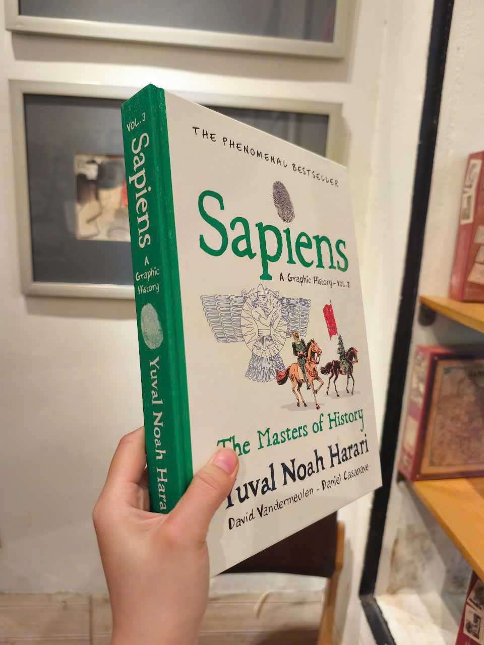 Sách - Sapiens A Graphic History, Volume 3: The Masters of History (SAPIENS: A GRAPHIC HISTORY, 3) by Yuval Noah Harari