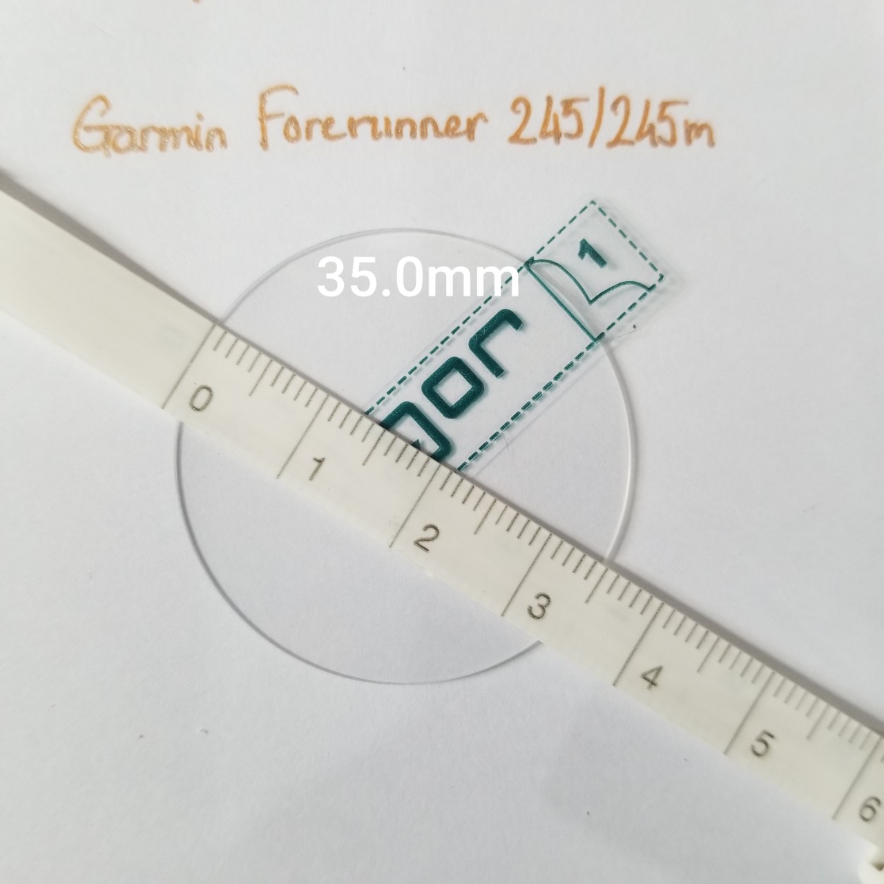 Bộ 3 kính cường lực đồng hồ Garmin Forerunner 245 / 245 Music chính hãng Gor