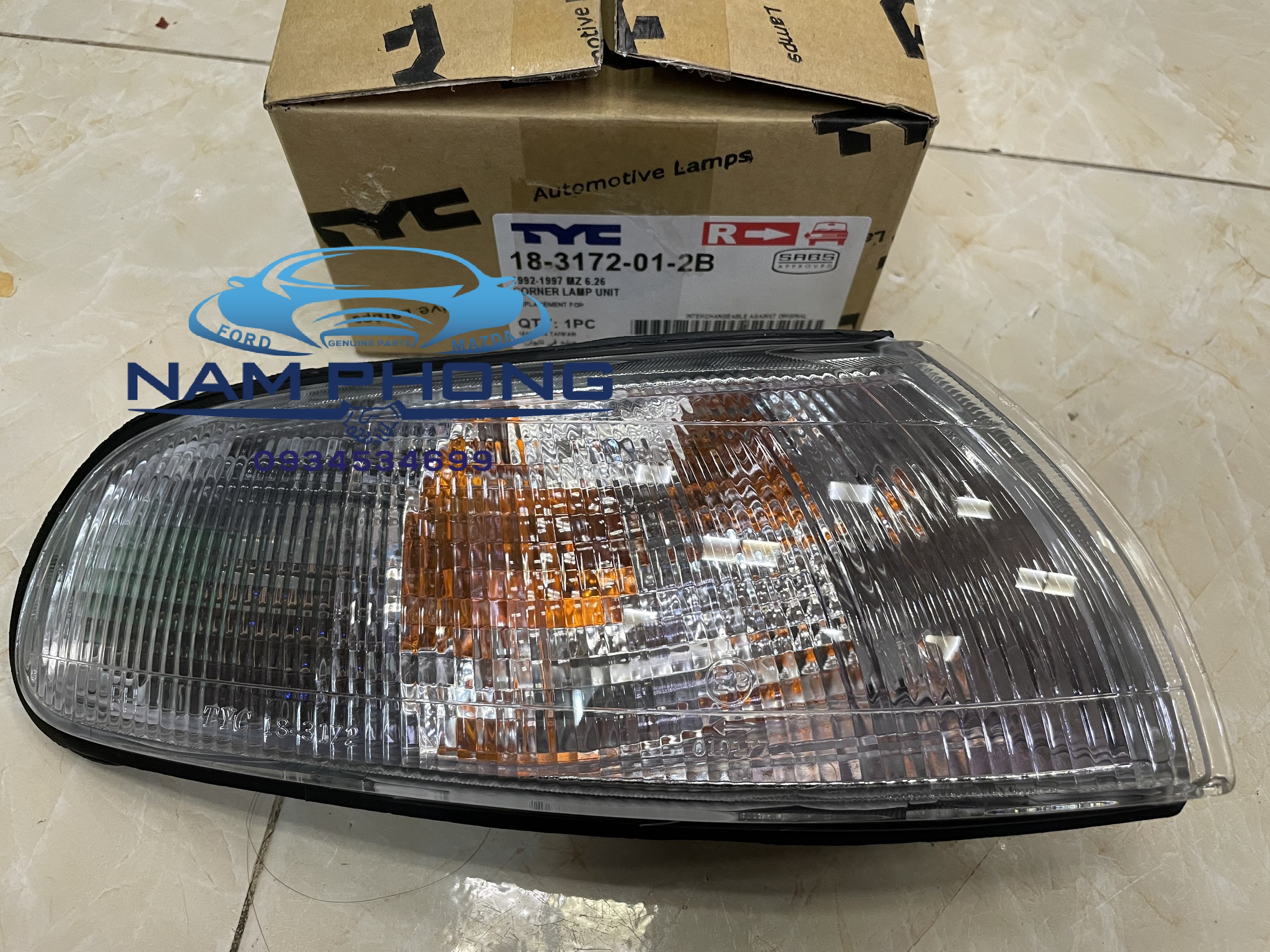 Đèn xi nhan dành cho mazda 626 RH 1999-2005 - 183172012B