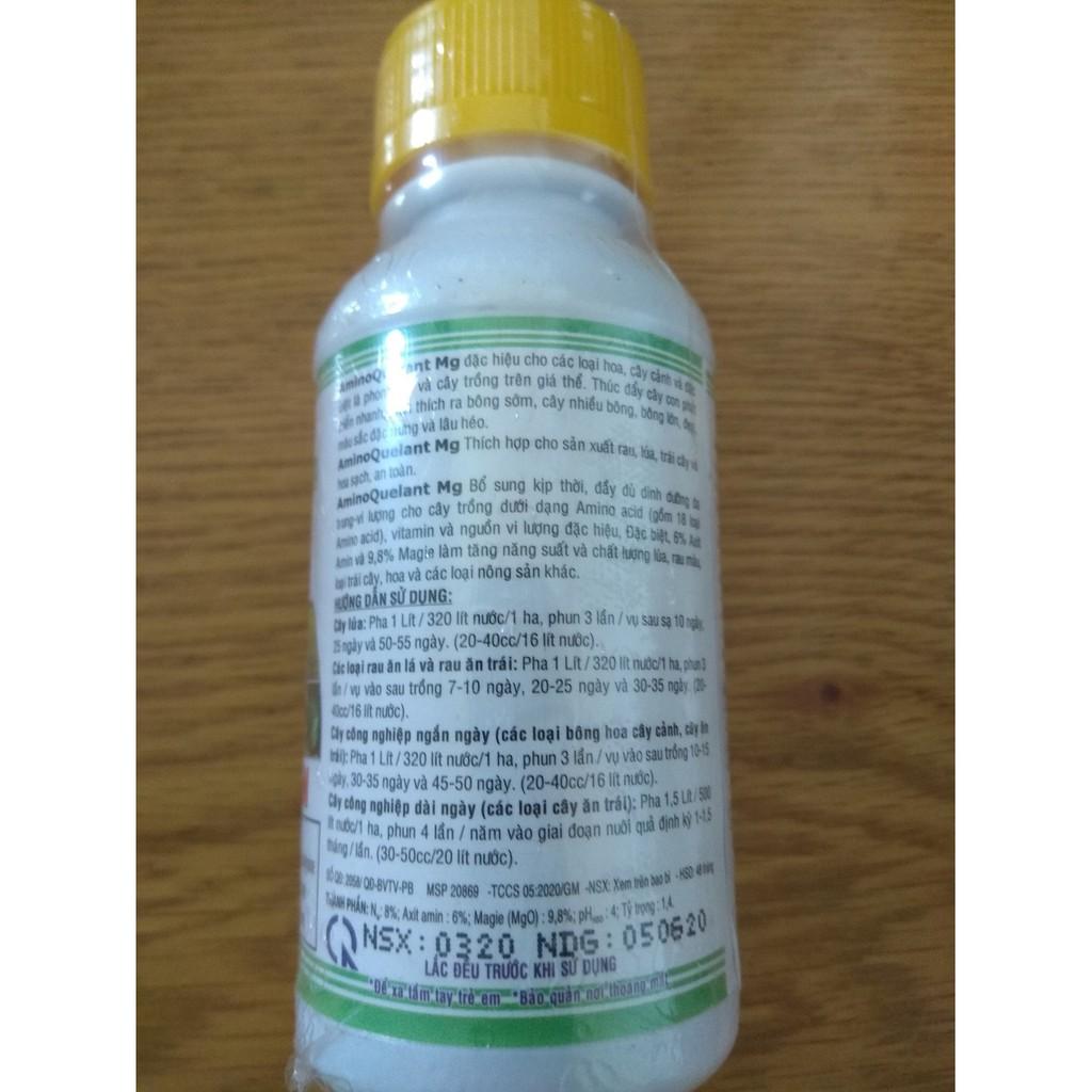 Phân bón lá AminoQuelant Mg bổ sung Magie và Axit Amin - chai 100 ml
