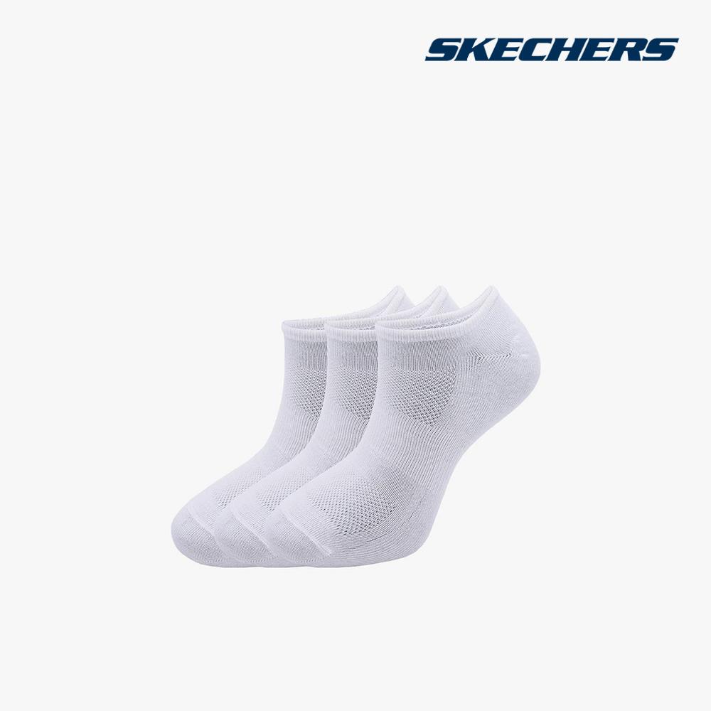 SKECHERS - Set 3 đôi vớ nam cổ thấp thời trang Microfiber Non Terry S115749-110